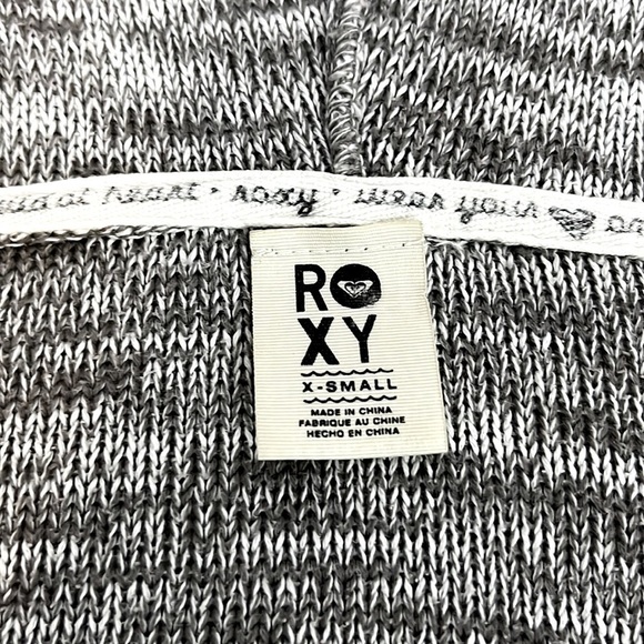 Roxy Hooded Tunic Top Marble Grey/Beige - Picture 8 of 14